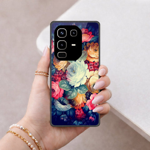 Infinix Note 50 Pro 4G Cover - Floral Series 2 - HQ Ultra Shine Premium Infinity Glass Soft Silicon Borders Case