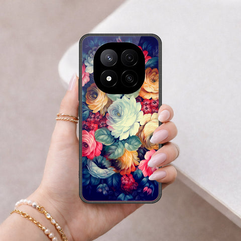 Xiaomi Redmi Note 14 Pro Plus 5G Cover - Floral Series 2 - HQ Ultra Shine Premium Infinity Glass Soft Silicon Borders Case