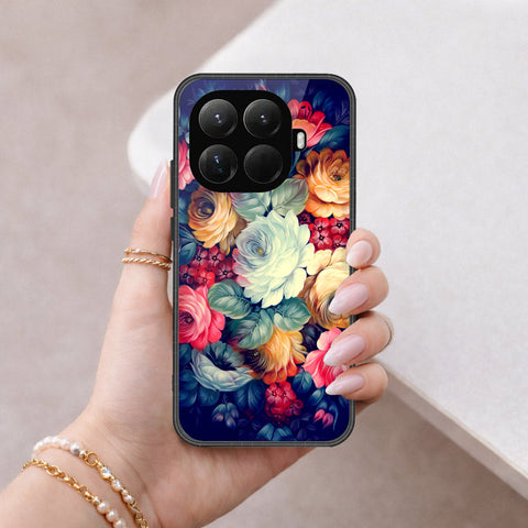 Xiaomi 15t Pro - Floral Series 2 - HQ Ultra Shine Premium Infinity Glass Soft Silicon Borders Case