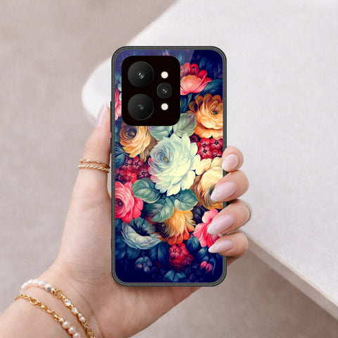 Realme 15 Pro Cover - Floral Series 2 - HQ Ultra Shine Premium Infinity Glass Soft Silicon Borders Case
