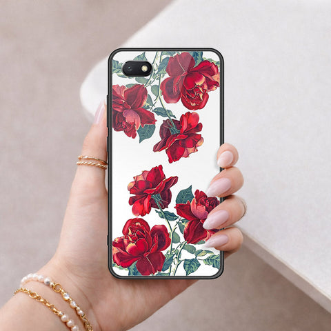 Honor Y5 2018 Cover - Floral Series 2 - HQ Ultra Shine Premium Infinity Glass Soft Silicon Borders Case