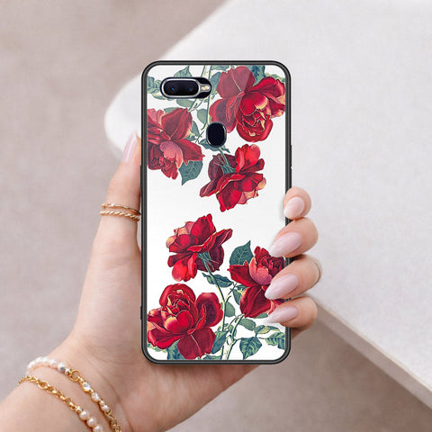 Realme 2 Pro Cover - Floral Series 2 - HQ Ultra Shine Premium Infinity Glass Soft Silicon Borders Case