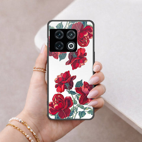 OnePlus 10 Pro Cover - Floral Series 2 - HQ Ultra Shine Premium Infinity Glass Soft Silicon Borders Case