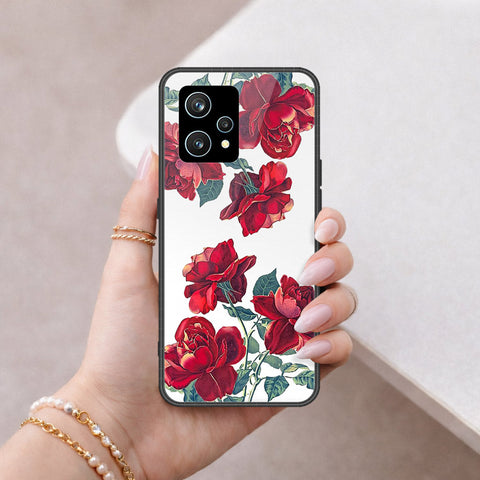 Realme 9 Pro Plus  Cover - Floral Series 2 - HQ Ultra Shine Premium Infinity Glass Soft Silicon Borders Case