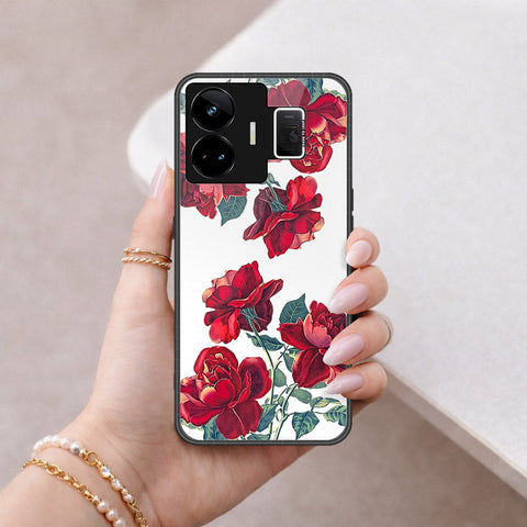 Realme GT Neo 5 Cover - Floral Series 2 - HQ Ultra Shine Premium Infinity Glass Soft Silicon Borders Case