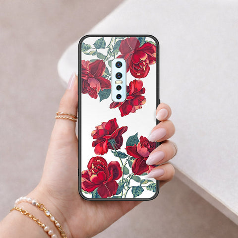 Vivo V17 Pro Cover - Floral Series 2 - HQ Ultra Shine Premium Infinity Glass Soft Silicon Borders Case