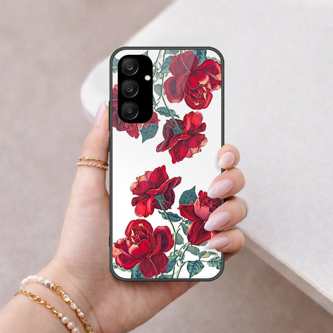 Samsung Galaxy A25 5G Cover - Floral Series 2 - HQ Ultra Shine Premium Infinity Glass Soft Silicon Borders Case