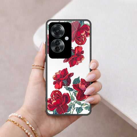 Oppo Reno 11F 5G Cover - Floral Series 2 - HQ Ultra Shine Premium Infinity Glass Soft Silicon Borders Case