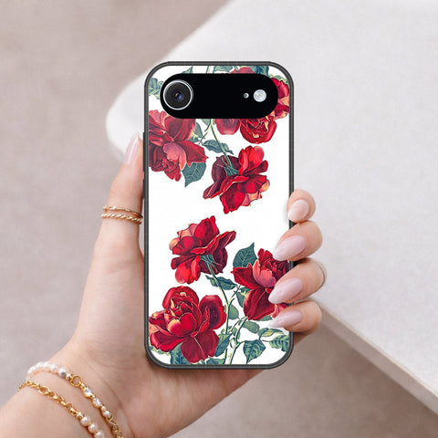 iPhone 17 Air - Floral Series 2 - HQ Ultra Shine Premium Infinity Glass Soft Silicon Borders Case