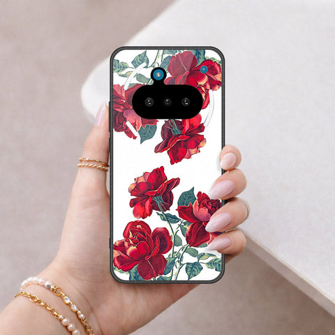 Nothing Phone 3a Cover - Floral Series 2 - HQ Ultra Shine Premium Infinity Glass Soft Silicon Borders Case