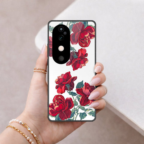 Vivo S19 Pro Cover - Floral Series 2 - HQ Ultra Shine Premium Infinity Glass Soft Silicon Borders Case