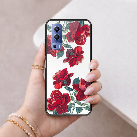 Vivo Y52 5G Cover - Floral Series 2 - HQ Ultra Shine Premium Infinity Glass Soft Silicon Borders Case