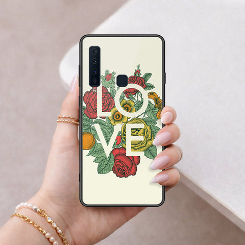 Samsung Galaxy A9 Star Pro Cover - Floral Series 2 - HQ Ultra Shine Premium Infinity Glass Soft Silicon Borders Case