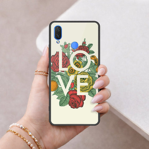 Huawei Nova 3i  Cover - Floral Series 2 - HQ Ultra Shine Premium Infinity Glass Soft Silicon Borders Case