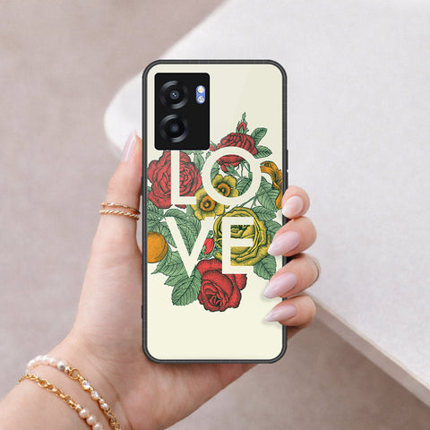 OnePlus Nord N300 Cover - Floral Series 2 - HQ Ultra Shine Premium Infinity Glass Soft Silicon Borders Case
