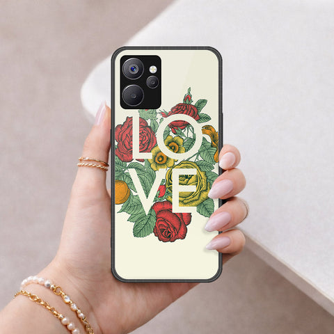 Realme 10T Cover - Floral Series 2 - HQ Ultra Shine Premium Infinity Glass Soft Silicon Borders Case