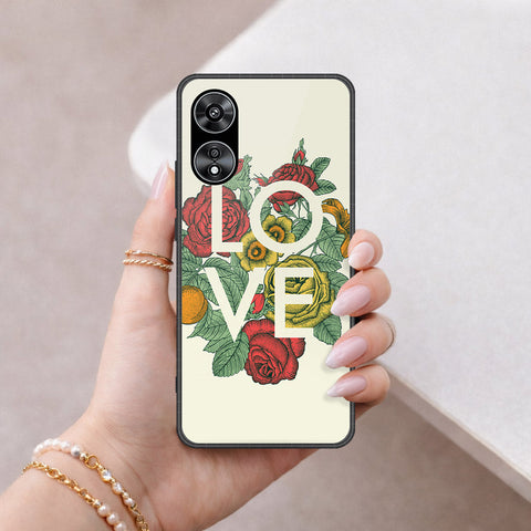 Oppo A97 5G Cover - Floral Series 2 - HQ Ultra Shine Premium Infinity Glass Soft Silicon Borders Case
