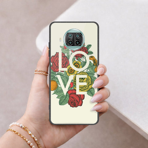 Xiaomi Mi 10T Lite Cover - Floral Series 2 - HQ Ultra Shine Premium Infinity Glass Soft Silicon Borders Case