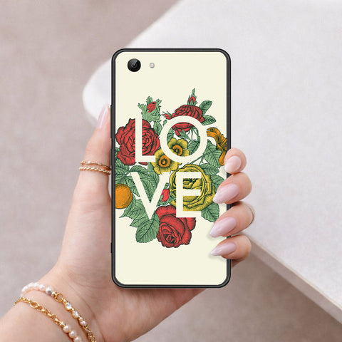 Vivo Y81 Cover - Floral Series 2 - HQ Ultra Shine Premium Infinity Glass Soft Silicon Borders Case