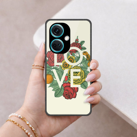 Oppo K11 Cover - Floral Series 2 - HQ Ultra Shine Premium Infinity Glass Soft Silicon Borders Case