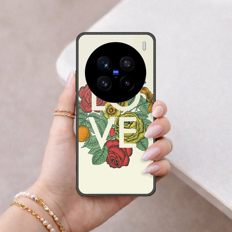 Vivo V7 Plus Cover - Floral Series 2 - HQ Ultra Shine Premium Infinity Glass Soft Silicon Borders Case