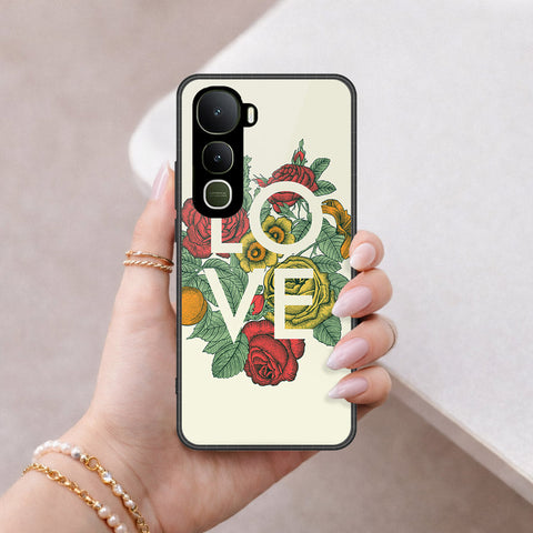 Vivo Y400 4G Cover - Floral Series 2 - HQ Ultra Shine Premium Infinity Glass Soft Silicon Borders Case