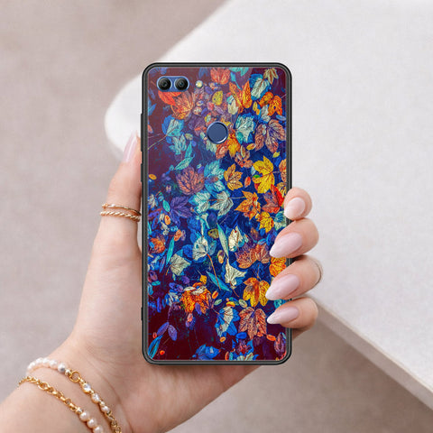 Huawei Y9 Prime 2018 Cover - Floral Series 2 - HQ Ultra Shine Premium Infinity Glass Soft Silicon Borders Case