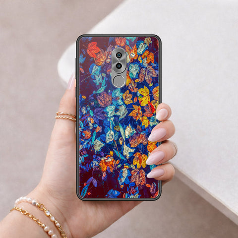 Huawei Honor 6X Cover - Floral Series 2 - HQ Ultra Shine Premium Infinity Glass Soft Silicon Borders Case