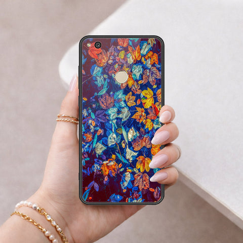 Huawei Honor 8 Lite Cover - Floral Series 2 - HQ Ultra Shine Premium Infinity Glass Soft Silicon Borders Case