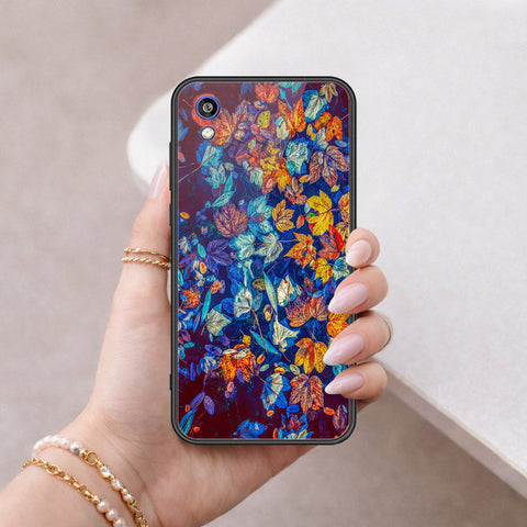 Huawei Honor 8S Cover - Floral Series 2 - HQ Ultra Shine Premium Infinity Glass Soft Silicon Borders Case