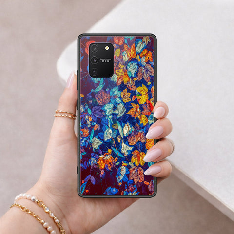Samsung Galaxy S10 Lite Cover - Floral Series 2 - HQ Ultra Shine Premium Infinity Glass Soft Silicon Borders Case