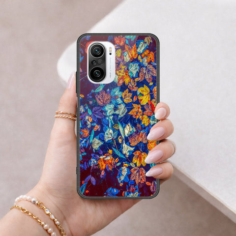 Xiaomi Redmi K40 Pro Cover - Floral Series 2 - HQ Ultra Shine Premium Infinity Glass Soft Silicon Borders Case