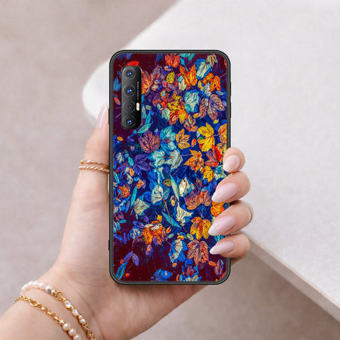 Oppo Reno 3 Pro Cover - Floral Series 2 - HQ Ultra Shine Premium Infinity Glass Soft Silicon Borders Case