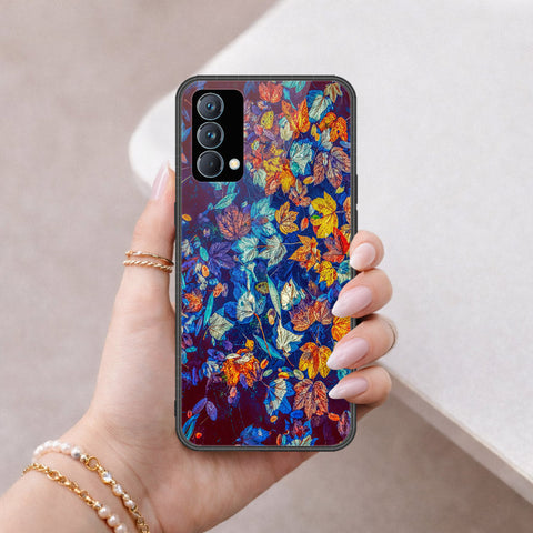 Realme GT Master Cover - Floral Series 2 - HQ Ultra Shine Premium Infinity Glass Soft Silicon Borders Case