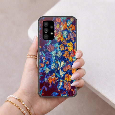 Samsung Galaxy A53 5G Cover - Floral Series 2 - HQ Ultra Shine Premium Infinity Glass Soft Silicon Borders Case