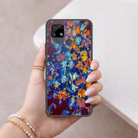 Realme Narzo 30 Cover - Floral Series 2 - HQ Ultra Shine Premium Infinity Glass Soft Silicon Borders Case