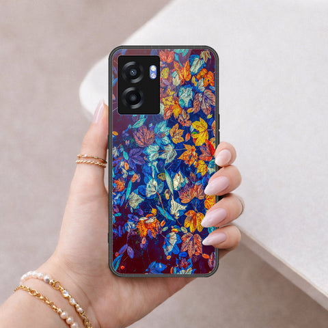 OnePlus Nord N300 Cover - Floral Series 2 - HQ Ultra Shine Premium Infinity Glass Soft Silicon Borders Case