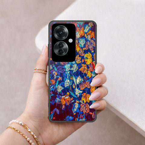 Oppo Reno 11F 5G Cover - Floral Series 2 - HQ Ultra Shine Premium Infinity Glass Soft Silicon Borders Case