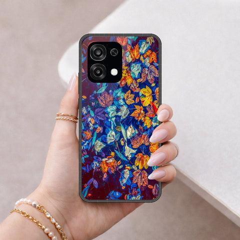 Oppo F31 Cover - Floral Series 2 - HQ Ultra Shine Premium Infinity Glass Soft Silicon Borders Case