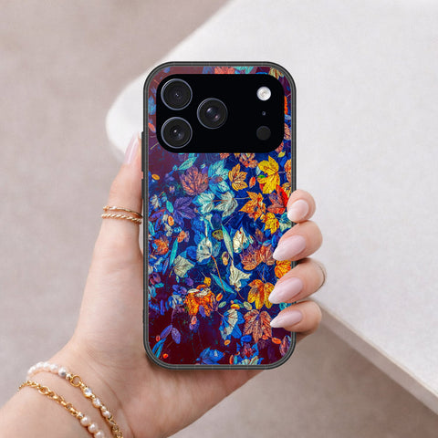 iPhone 17 Pro Max - Floral Series 2 - HQ Ultra Shine Premium Infinity Glass Soft Silicon Borders Case
