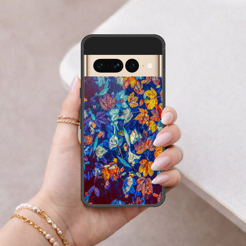 Google Pixel 7 Pro Cover - Floral Series 2 - HQ Ultra Shine Premium Infinity Glass Soft Silicon Borders Case