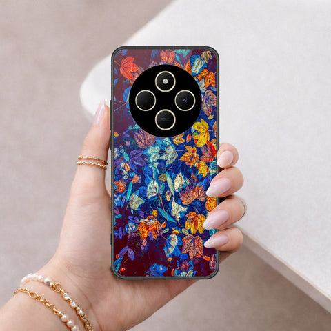 Xiaomi Redmi 14C Cover - Floral Series 2 - HQ Ultra Shine Premium Infinity Glass Soft Silicon Borders Case