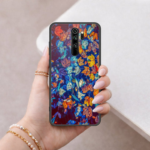 Xiaomi Redmi Note 8 Pro Cover - Floral Series 2 - HQ Ultra Shine Premium Infinity Glass Soft Silicon Borders Case