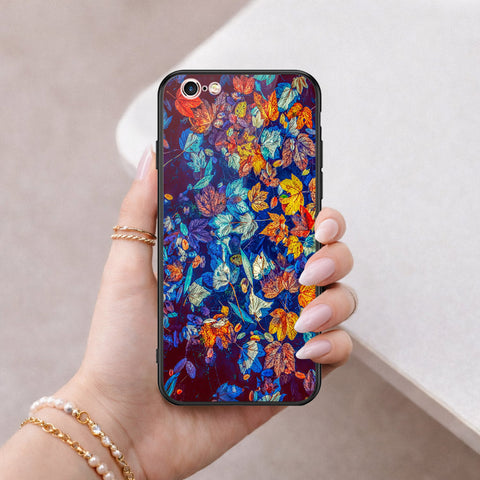iPhone 6s Plus / 6 Plus Cover - Floral Series 2 - HQ Ultra Shine Premium Infinity Glass Soft Silicon Borders Case