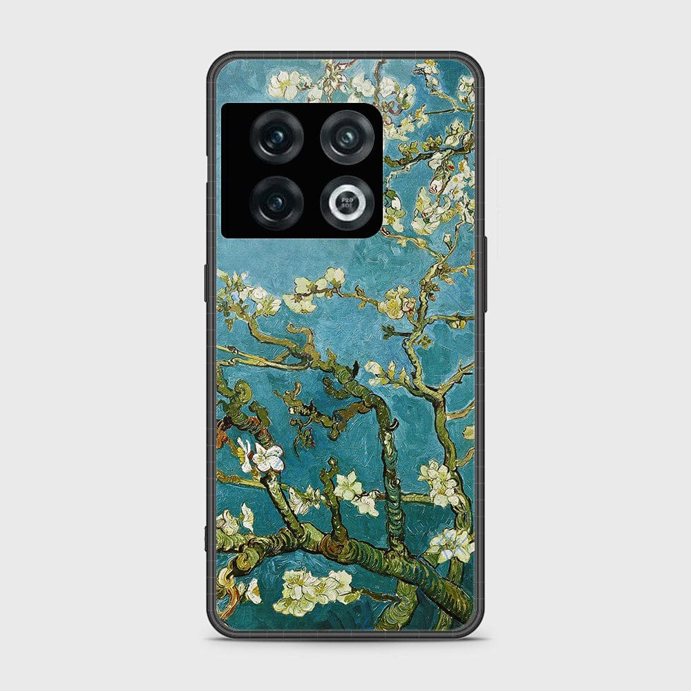 OnePlus 10 Pro Cover- Floral Series 2 - HQ Ultra Shine Premium Infinity Glass Soft Silicon Borders Case (Fast Delivery)