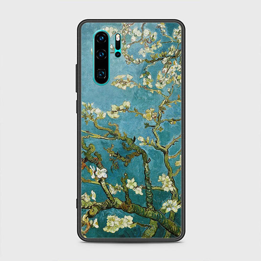 Huawei P30 Pro Cover - Floral Series 2 - HQ Ultra Shine Premium Infinity Glass Soft Silicon Borders Case (Fast Delivery)