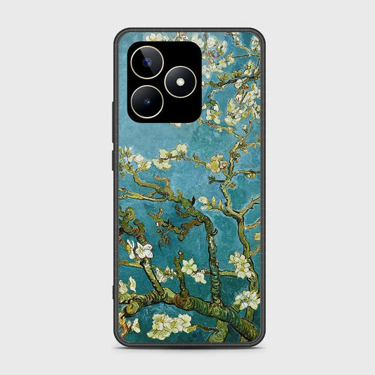 Realme C51 Cover- Floral Series 2 - HQ Ultra Shine Premium Infinity Glass Soft Silicon Borders Case