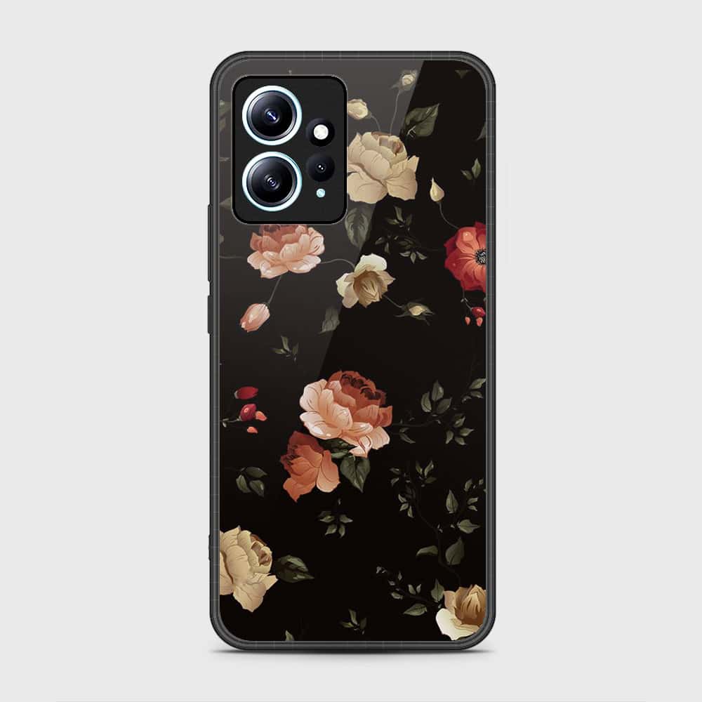 Xiaomi Redmi Note 12 4G Cover- Floral Series 2 - HQ Ultra Shine Premium Infinity Glass Soft Silicon Borders Case (Fast Delivery)