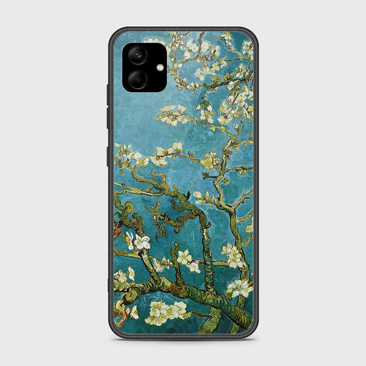 Samsung Galaxy A04 Cover- Floral Series 2 - D53 -HQ Ultra Shine Premium Infinity Glass Soft Silicon Borders Case ( Fast Delivery )