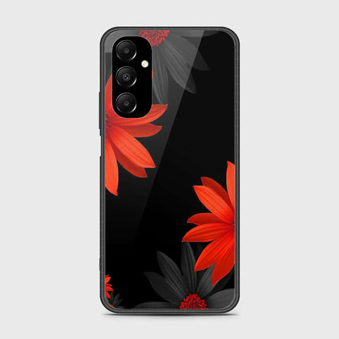 Samsung Galaxy A05s Cover- Floral Series 2 - HQ Ultra Shine Premium Infinity Glass Soft Silicon Borders Case (Fast Delivery)